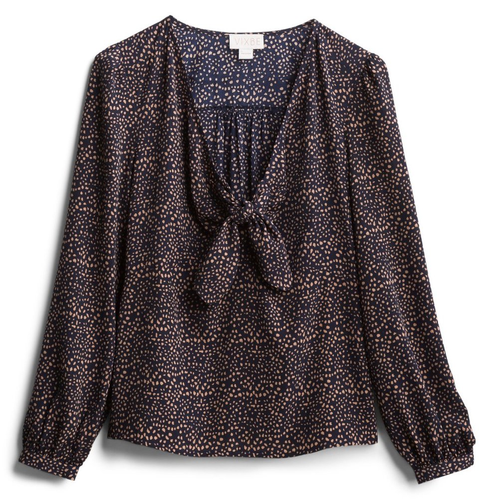VIXBE Cera Tie Detail Blouse